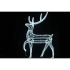 GIOCOPLAST NATALE - RENNA 150 CM CON TUBO LED BIANCO, 220-240V, USO EST