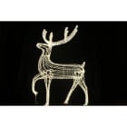 GIOCOPLAST NATALE - RENNA 150 CM CON TUBO LED BIANCO CALDO, 220-240V, USO EST