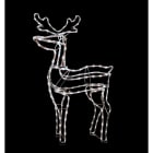 GIOCOPLAST NATALE - RENNA 3D CON TAPELIGHT BIANCO 93X60X28 CM