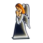 GIOCOPLAST NATALE - ANGELO BIANCO 90CM INFINITY LIGHT CON LUCE LED, CON TRASF. IP44, USO EST/INT