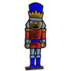 GIOCOPLAST NATALE - SCHIACCIANOCI 60CM INFINITY LIGHT CON LUCE LED MULTICOLOR, CON TRASF. IP44, USO EST/INT