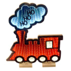 GIOCOPLAST NATALE - TRENINO ROSSO 40CM INFINITY LIGHT CON LUCE LED, CON TRASF. IP44, USO EST/INT