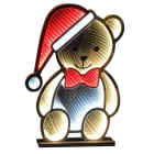 GIOCOPLAST NATALE - ORSACCHIOTTO 72CM INFINITY LIGHT CON LUCE LED MULTICOLOR, CON TRASF. IP44, USO EST/INT