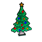 GIOCOPLAST NATALE - ALBERO 60 CM INFINITY LIGHT CON LUCE LED MULTICOLOR, CON TRASF. IP44, USO EST/INT