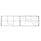 GIOCOPLAST NATALE - FIGURA COMETA CON TUBO LED BIANCO, 300 X 80 CM, 220-240V, USO EST.