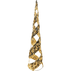 GIOCOPLAST NATALE - ALBERO PRESTIGE GOLD CON 720 GOCCE DI LED BIANCO CALDO E NASTRO 100x24 cm, IP 44 17524668