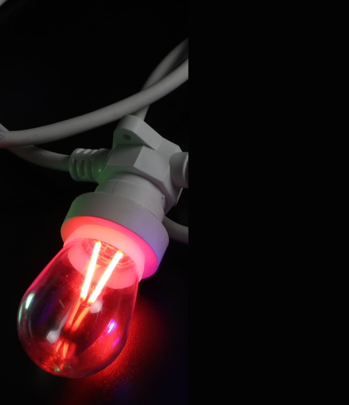GIOCOPLAST NATALE - LAMPADINA GOCCIA LED ROSSO 2 W E27