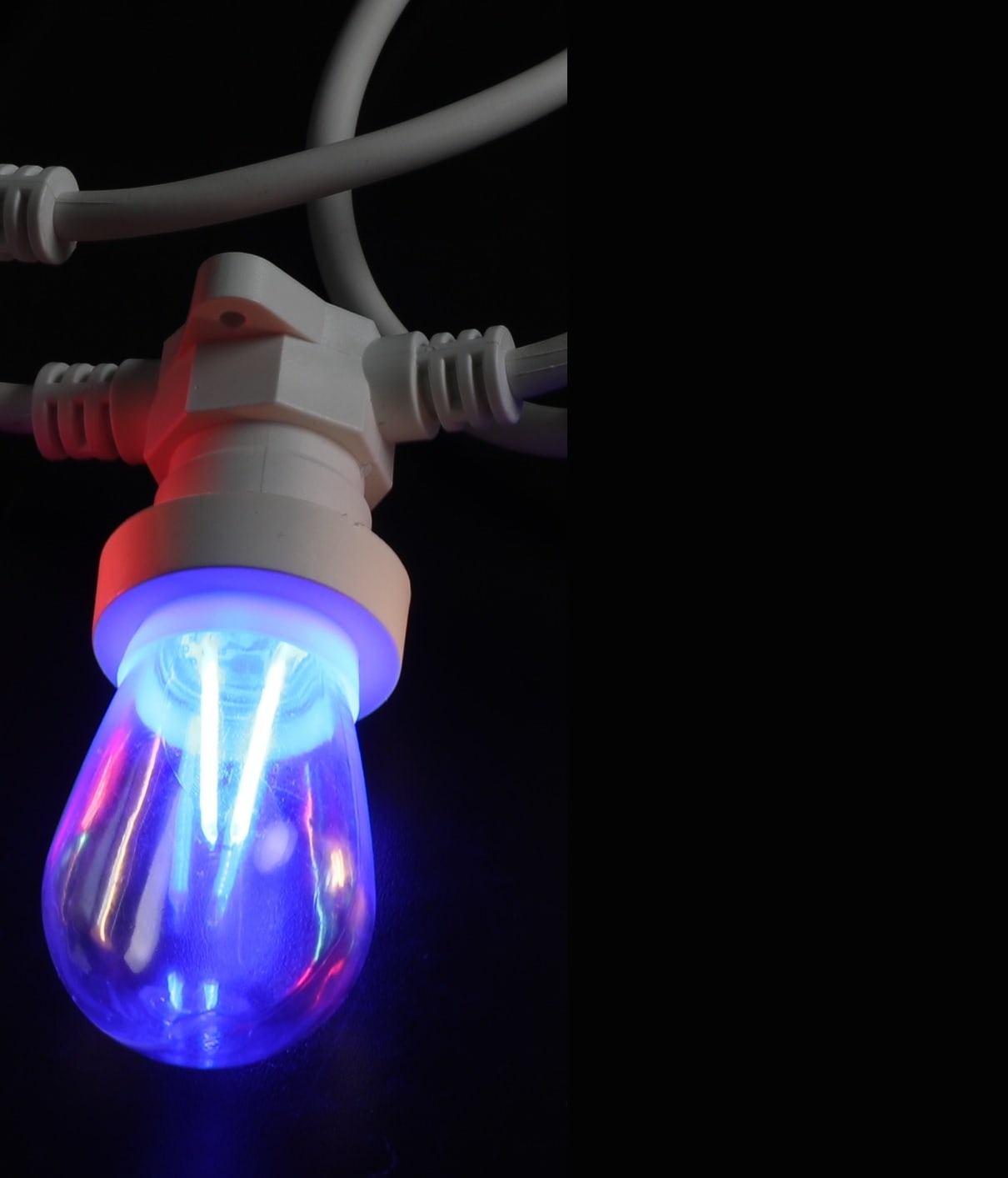 GIOCOPLAST NATALE - LAMPADINA GOCCIA LED BLU 2 W E27