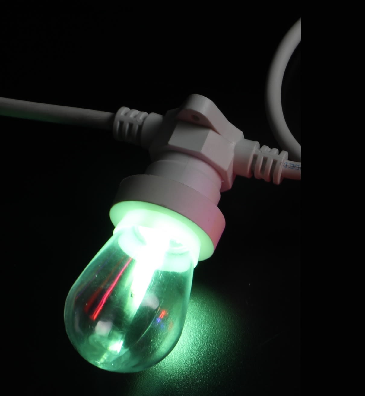 GIOCOPLAST NATALE - LAMPADINA GOCCIA LED VERDE 2 W E27 19018345