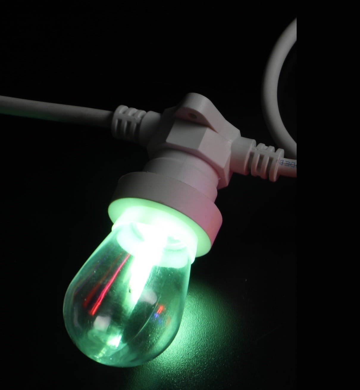 GIOCOPLAST NATALE - LAMPADINA GOCCIA LED VERDE 2 W E27