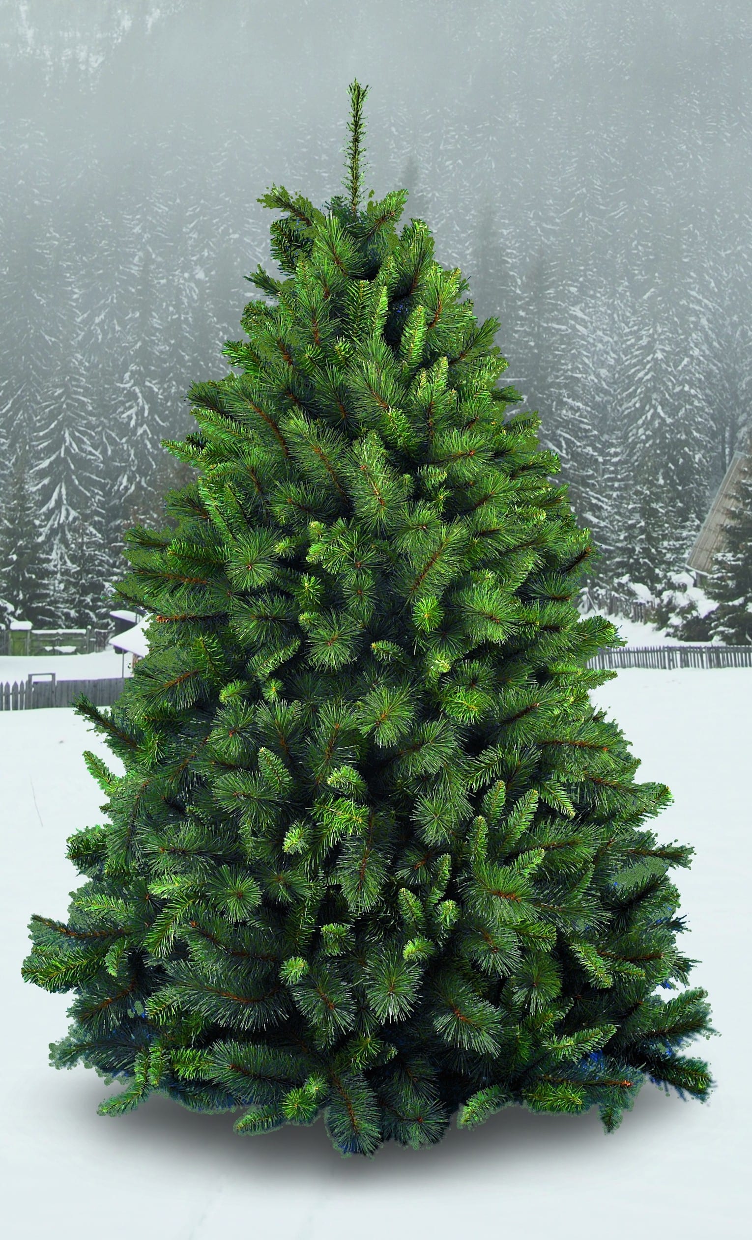 GIOCOPLAST NATALE - ALB. GERMOGLIATO CM 120, 292 RAMI
