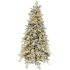 GIOCOPLAST NATALE - ALB. ''PATAGONIA'' INNEVATO CM.180 CON 250 LED BIANCO CALDO, 1980 RAMI