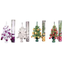 GIOCOPLAST NATALE - ALB. CM.60 C/KIT ADDOBBI: 12 SFERE PLASTICA D.50 E FILO, 6 ASS.