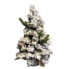 GIOCOPLAST NATALE - ALBERINO INNEVATO VAL GARDENA CON PIGNE E DECORI 50 CM