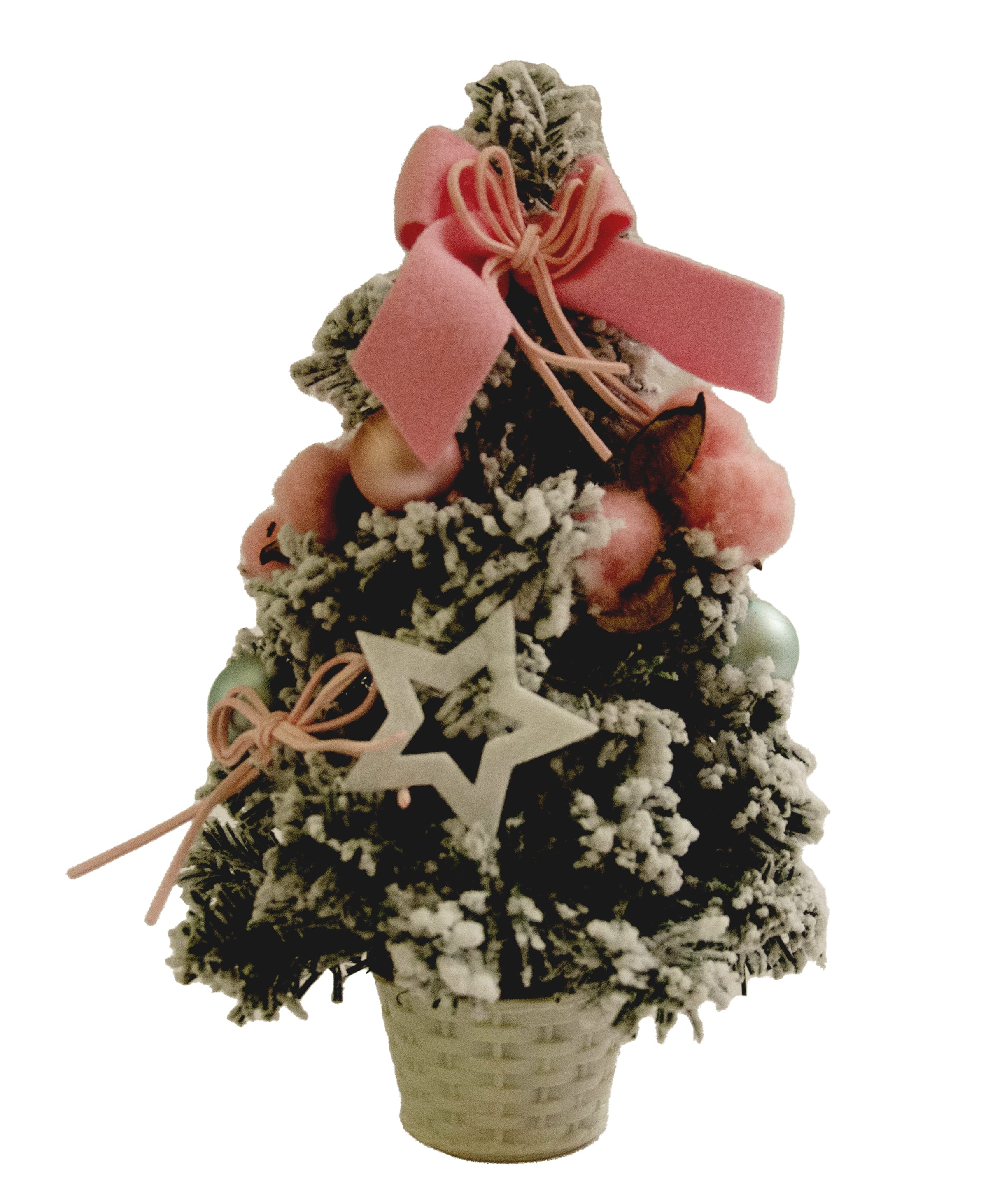 GIOCOPLAST NATALE - ALBERINO CON DECORI ROSA 40 CM