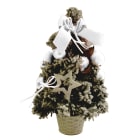 GIOCOPLAST NATALE - ALBERINO CON DECORI BIANCHI 30 CM