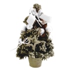 GIOCOPLAST NATALE - ALBERINO CON DECORI BIANCHI 30 CM