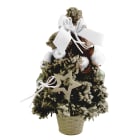 GIOCOPLAST NATALE - ALBERINO CON DECORI BIANCHI 40 CM