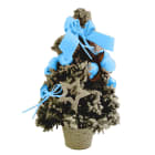 GIOCOPLAST NATALE - ALBERINO CON DECORI ICE BLUE 30 CM