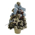 GIOCOPLAST NATALE - ALBERINO CON DECORI ICE BLUE 40 CM