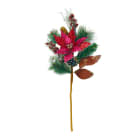 GIOCOPLAST NATALE - RAMO CM.68 DEC. STELLA NATALE BORGOGNA