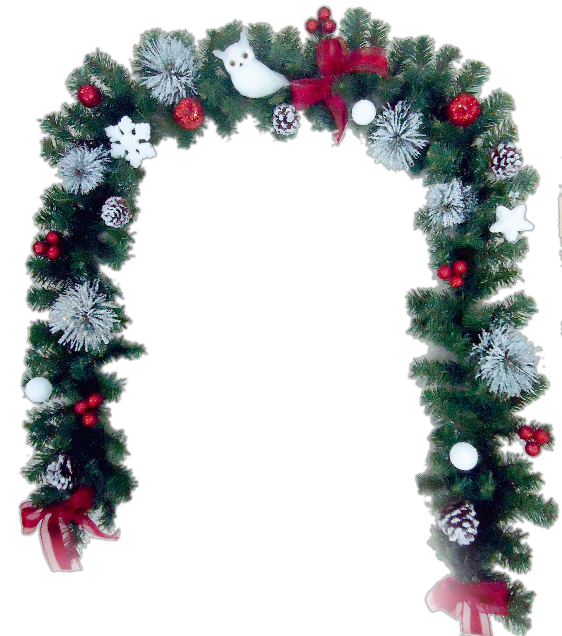 GIOCOPLAST NATALE - KOSMOS DECORO GUFO BIANCO CM