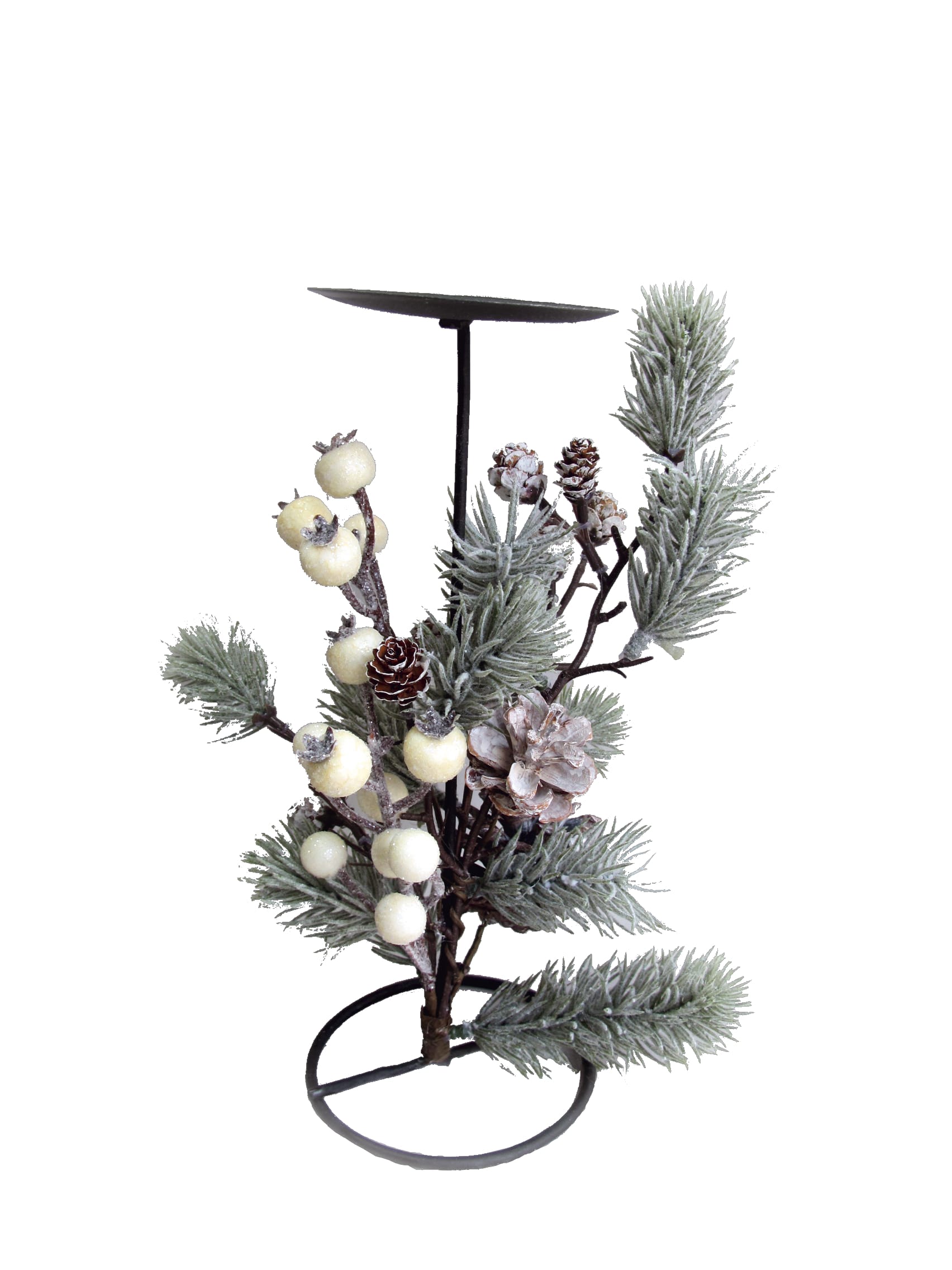 GIOCOPLAST NATALE - PORTACANDELA METALLO H27 CM