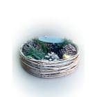 GIOCOPLAST NATALE - PORTACANDELA METALLO D20 CM