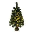 GIOCOPLAST NATALE - ALBERINO 60 CM A FIBRE OTTICHE BIANCO CALDO CON BASE JUTA
