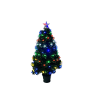 GIOCOPLAST NATALE - ALBERO 90 CM CON FIBRE OTTICHE E STELLE LED MULTICOLOR