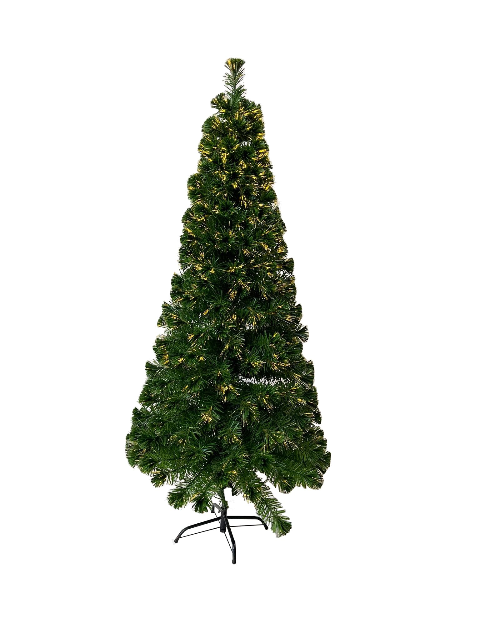GIOCOPLAST NATALE - ALBERO FIBRE OTTICHE BIANCO CALDO 180 CM