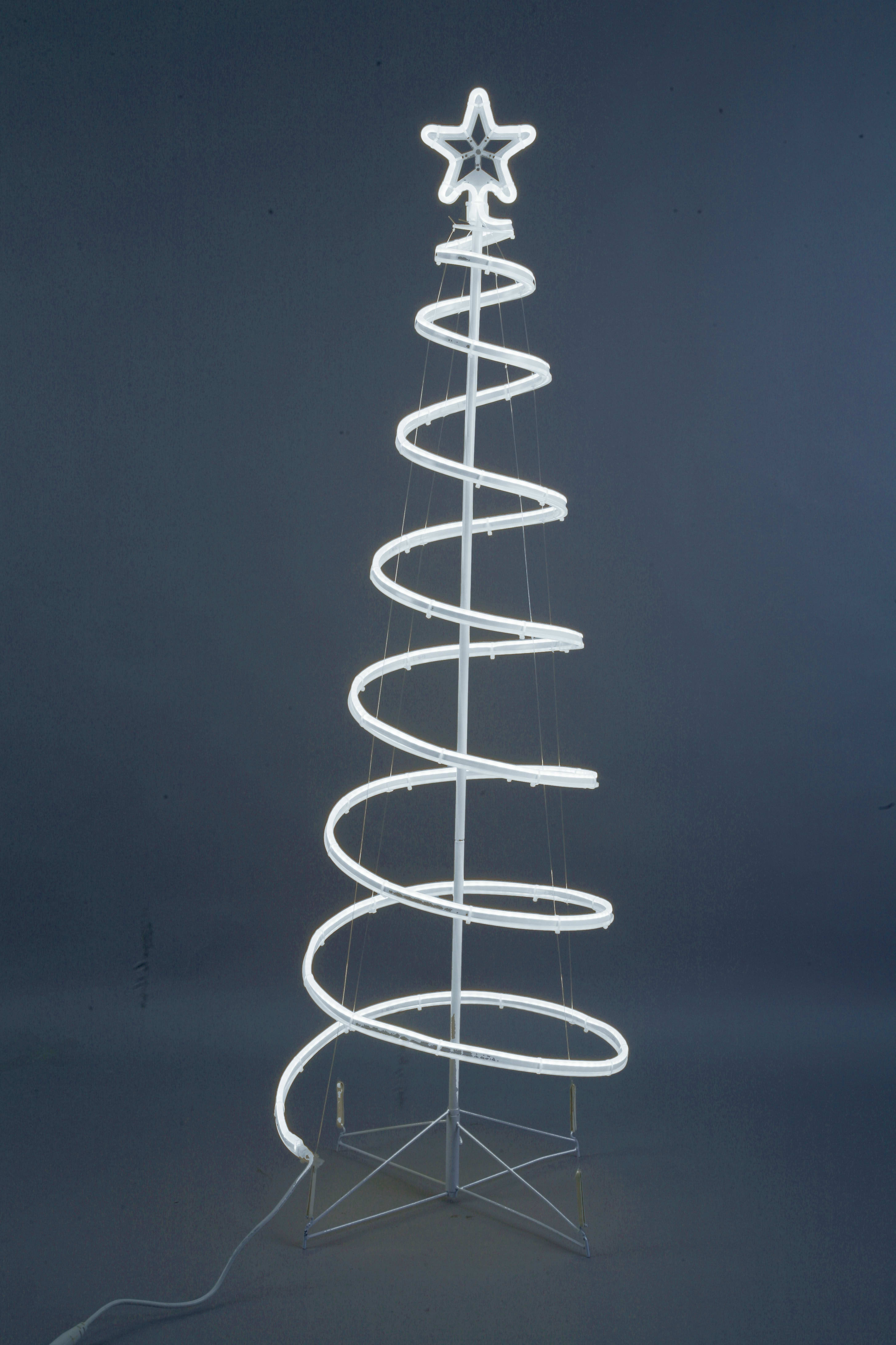 GIOCOPLAST NATALE - ALBERO SPIRALE CM 180 CON NEON FLEX BIANCO