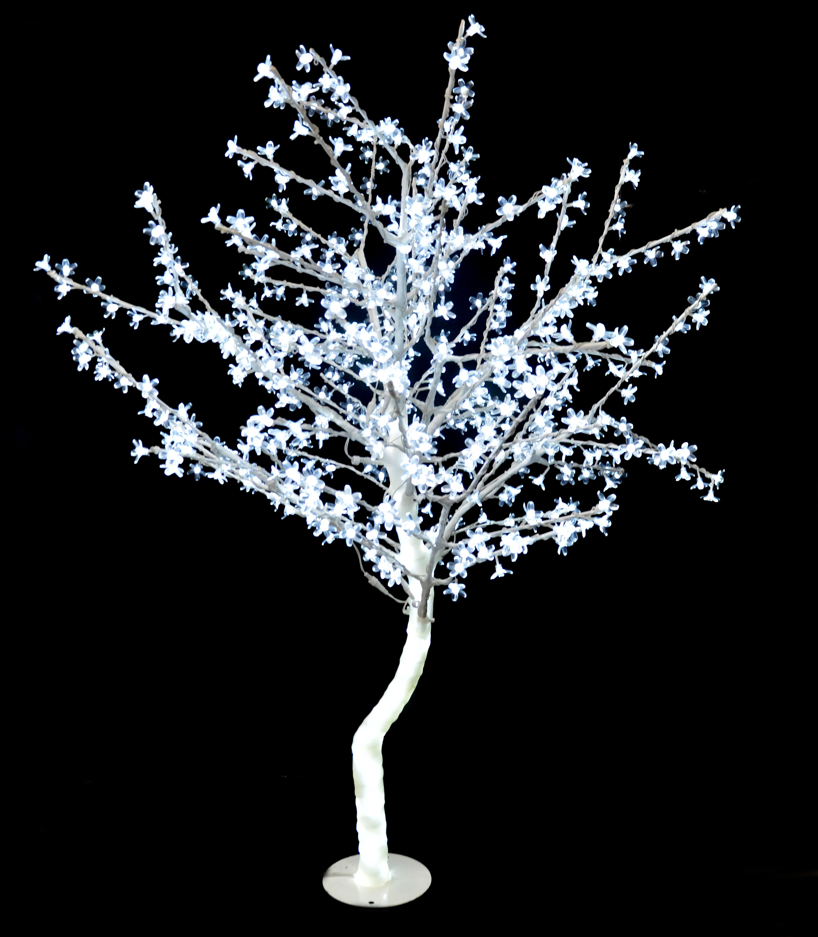GIOCOPLAST NATALE - ALBERO CILIEGIO 180 CM CON 600 LED BIANCHI C/TRASF. IP44