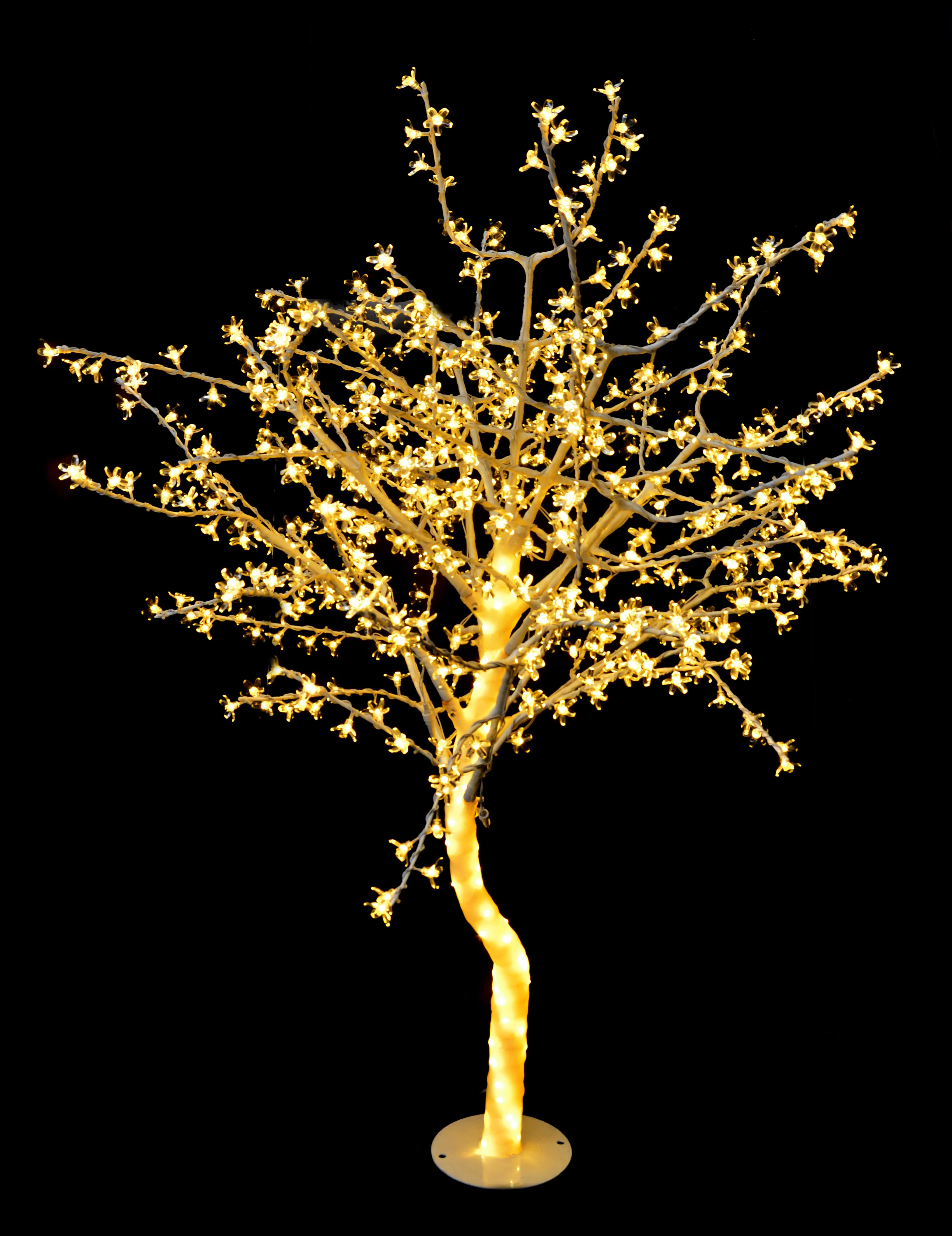 GIOCOPLAST NATALE - ALBERO CILIEGIO 180 CM CON 600 LED BIANCO CALDO C/TRASF. IP44