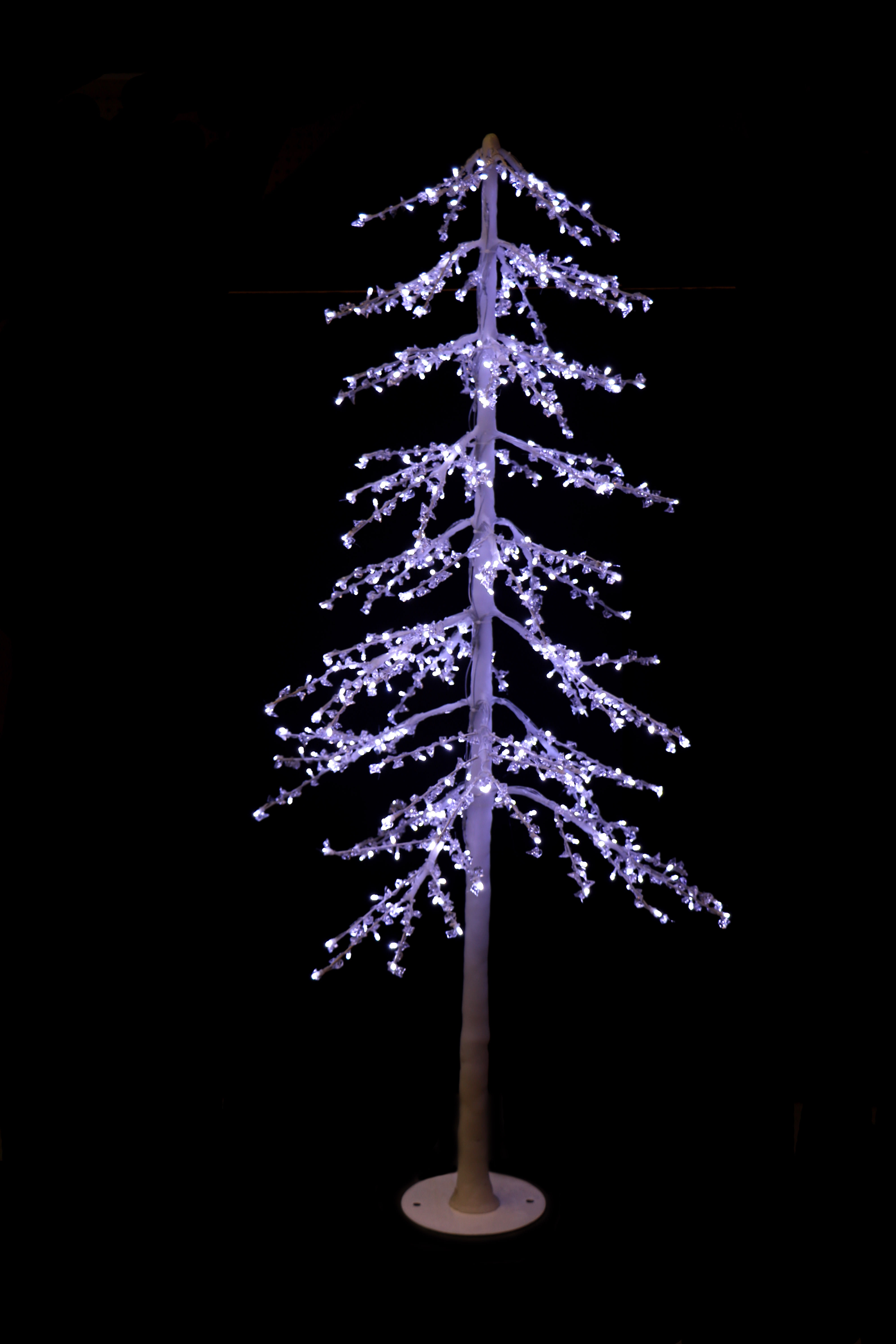 GIOCOPLAST NATALE - ALBERO ''DIAMOND'' 250 CM CON 720 LED BIANCHI C/TRASF. IP44