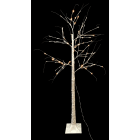 GIOCOPLAST NATALE - ALBERO STILIZZATO 150 CM CON 72 LED BIANCO CALDO C/TRASF IP44