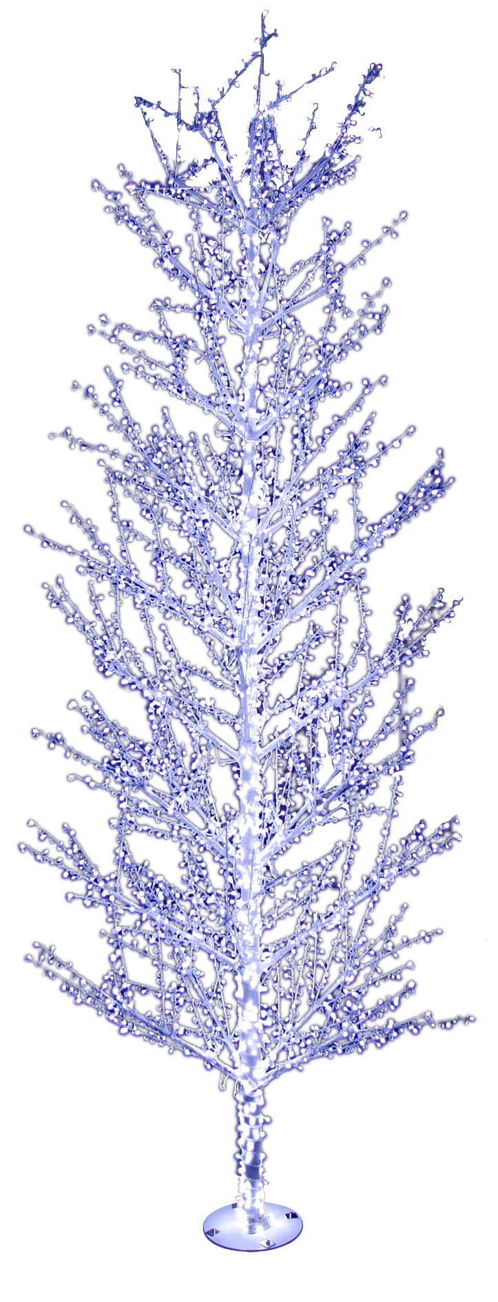 GIOCOPLAST NATALE - ABETE LED BIANCO H.460 CM, CON 2864 LED, C/TRASF. IP44