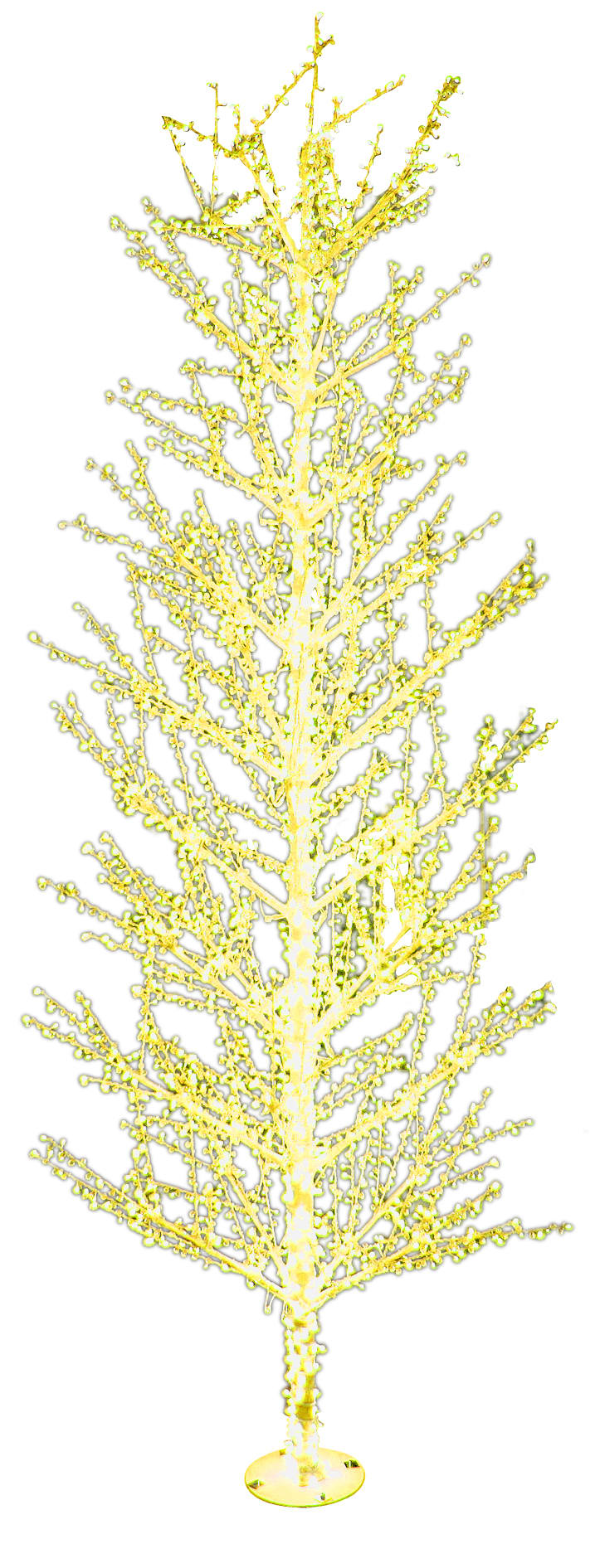 GIOCOPLAST NATALE - ABETE LED BIANCO CALDO H.460 CM, CON 2864 LED, C/TRASF. IP44