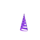GIOCOPLAST NATALE - ALBERO SPIRALE RGB 300 CM, CON TRASF., USO EST/INT