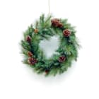 GIOCOPLAST NATALE - CORONA VERDE CON PIGNE CM 60