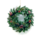 GIOCOPLAST NATALE - CORONA GERMOGLIATA CON PIGNE CM 60
