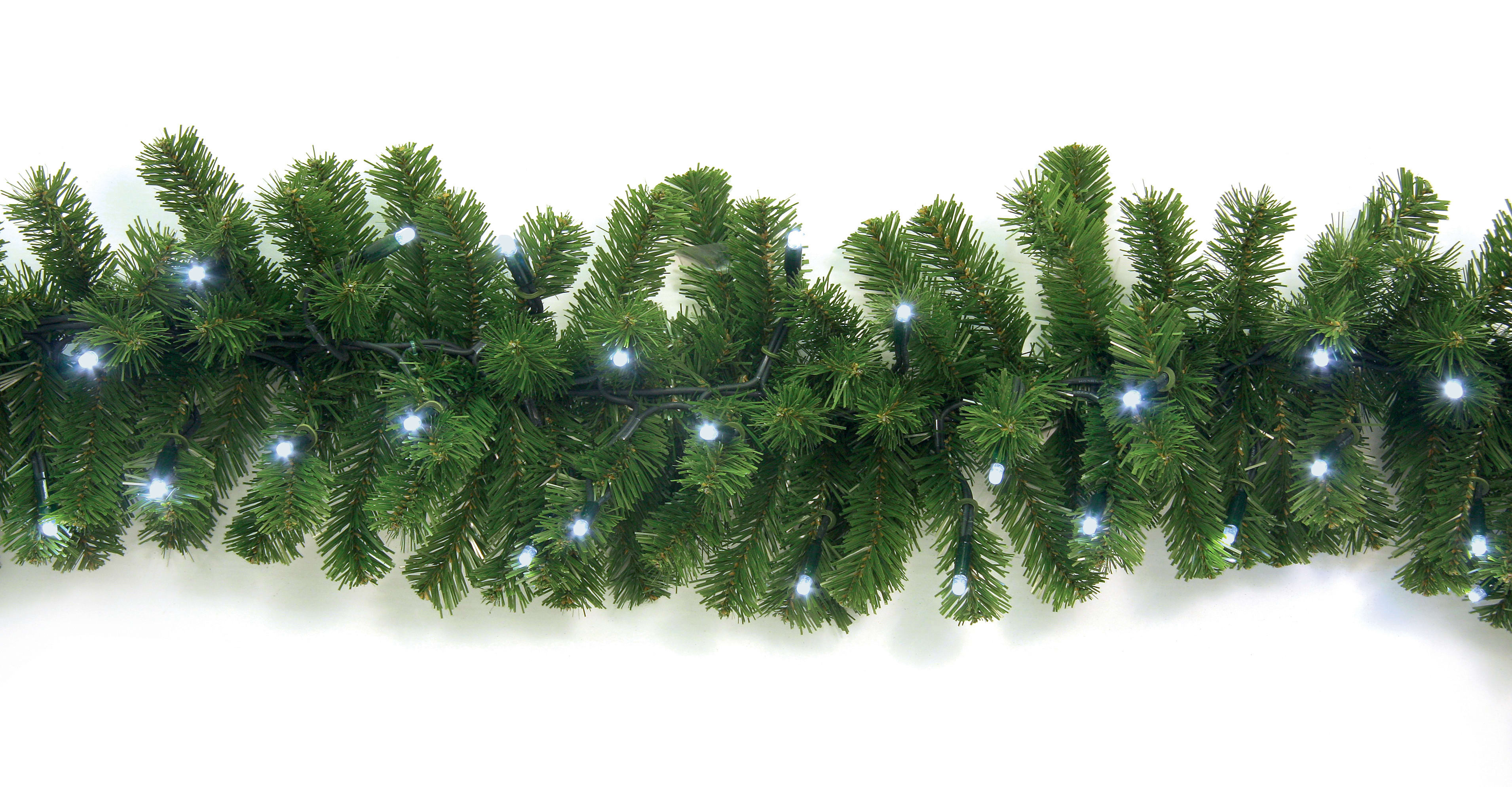GIOCOPLAST NATALE - KOSMOS 2,7 MT. CON 80 LUCCIOLONE 24V LED BIANCHI, CON TRASF. IP44