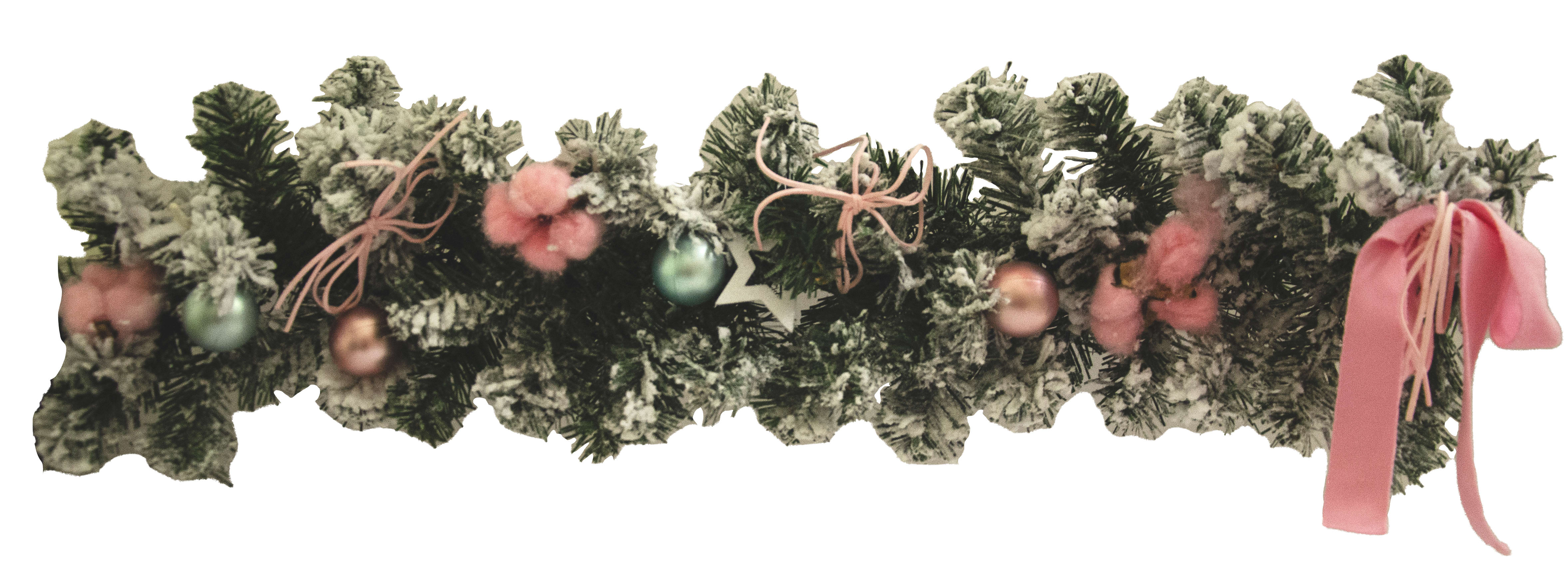 GIOCOPLAST NATALE - KOSMOS CON DECORI ROSA 182 CM