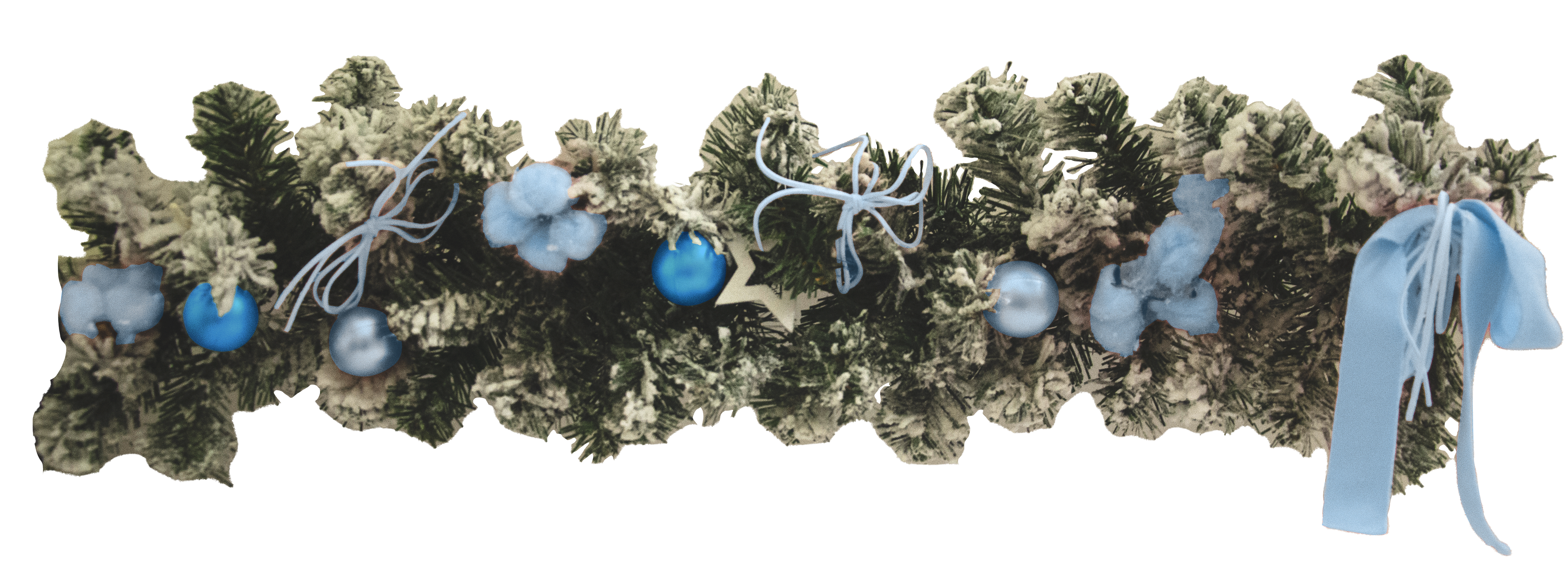 GIOCOPLAST NATALE - KOSMOS CON DECORI ICE BLUE 182 CM