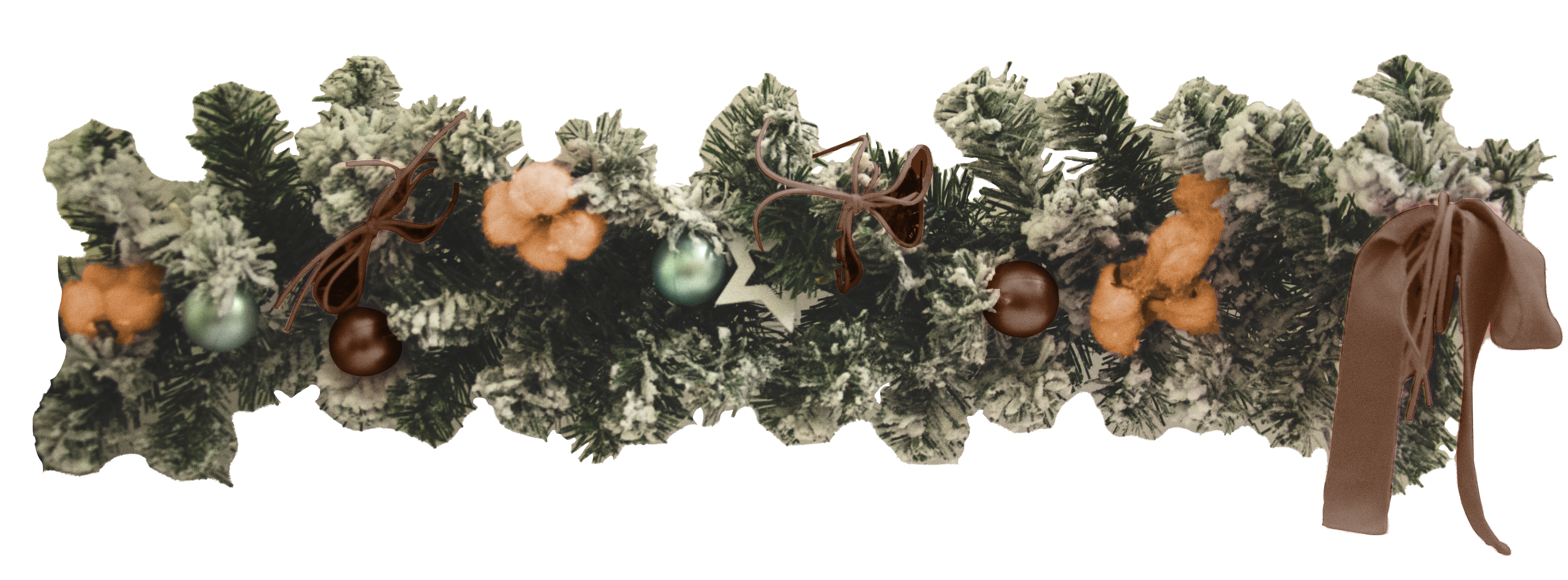 GIOCOPLAST NATALE - KOSMOS CON DECORI COFFEE 182 CM