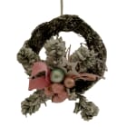 GIOCOPLAST NATALE - FUORIPORTA CON DECORI ROSA CM 25