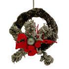 GIOCOPLAST NATALE - FUORIPORTA CON DECORI ROSSI CM 25