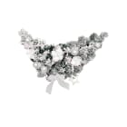 GIOCOPLAST NATALE - CENTROTAVOLA CON DECORI BIANCHI CM 60