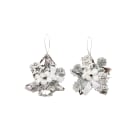 GIOCOPLAST NATALE - ADDOBBO FUORIPORTA CON DECORI BIANCHI CM 20, MOD. ASS.