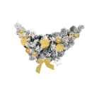 GIOCOPLAST NATALE - CENTROTAVOLA CON DECORI CHAMPAGNE CM 60